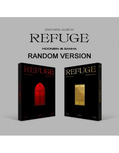 ASTRO MOONBIN & SANHA 2nd Mini Album - REFUGE (Random Ver.) CD + Poster