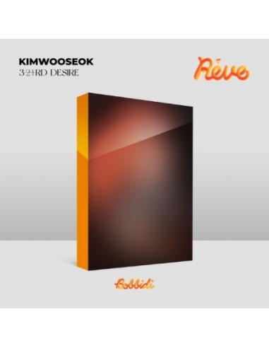 Kim Woo Seok 3rd Desire - Reve (Bobbidi Ver.) CD + Poster