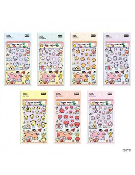 [BT21] BT21 X Monopoly Collaboration - Clear Sticker [Minini]