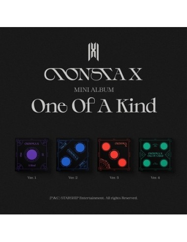 [Re-release] MONSTA X 9th Mini Album - ONE OF A KIND (Random Ver.) CD