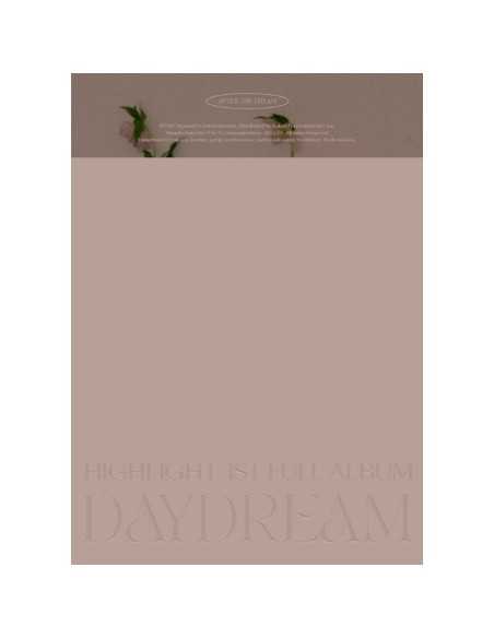 HIGHLIGHT 1st Album - DAYDREAM (AFTER THE DREAM Ver.) CD + Poster