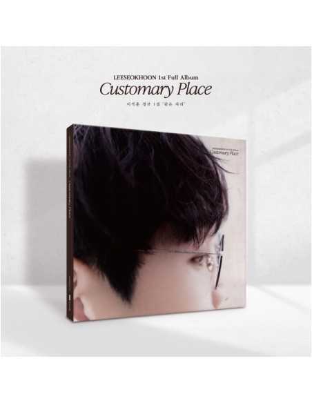 LEE SEOK HOON 1st Album - Customary Place (같은자리) CD + Poster
