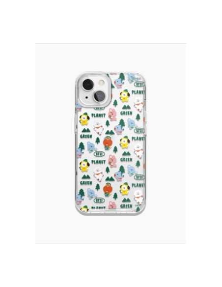 [BT21] BTS Line Friends Collaboration - Green Planet Forest Elago iPhone Case