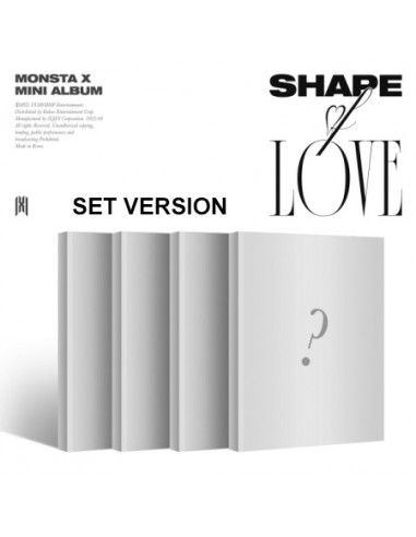 MONSTA X - Mini Album SHAPE of LOVE (CD / KiT)