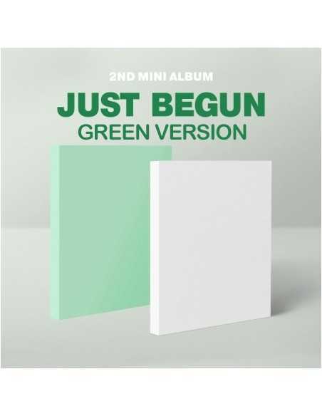 JUST B 2nd Mini Album - JUST BEGUN (GREEN VER.) CD + Poster