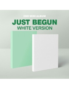 JUST B 2nd Mini Album - JUST BEGUN (WHITE VER.) CD + Poster