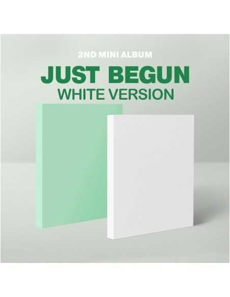 JUST B 2nd Mini Album - JUST BEGUN (WHITE VER.) CD + Poster