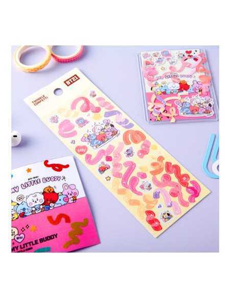 [BT21] BTS Studio EIGHT Collaboration - Time To Party Confetti Sticker