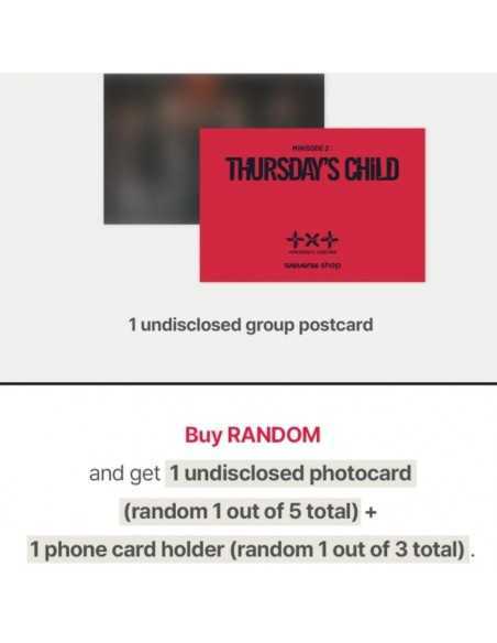 [Weverse Shop Gift] TXT Album - minisode 2: Thursday's Child (Random Ver) CD + Poster