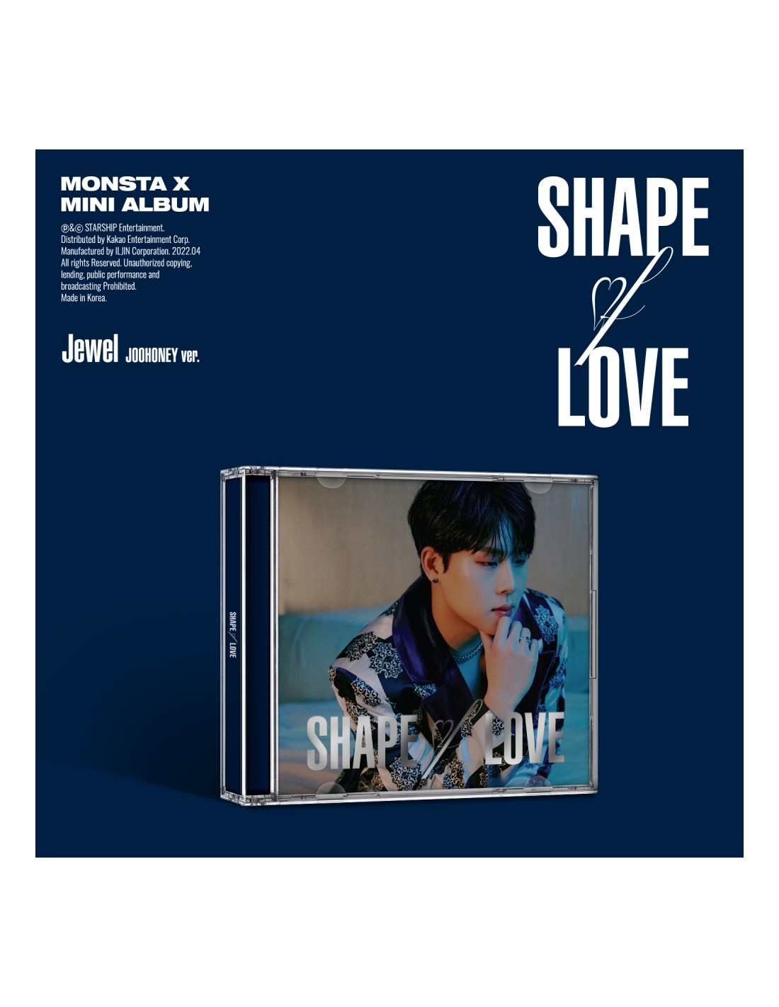 Jewel Ver] MONSTA X 11th Mini Album - SHAPE of LOVE (Member Select Ver.) CD