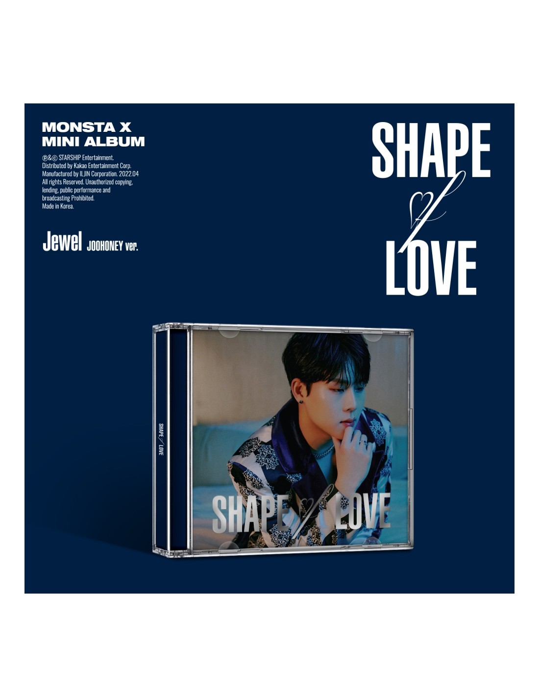 Jewel Ver] MONSTA X 11th Mini Album - SHAPE of LOVE (Member Select