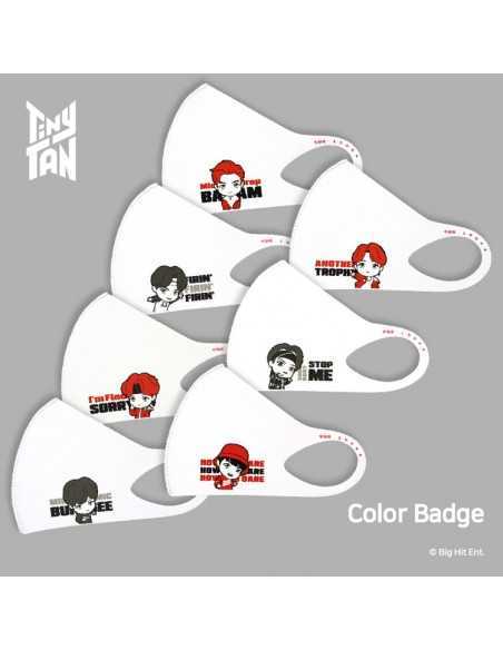 BTS TinyTAN Goods - Color Badge Fashion Mask