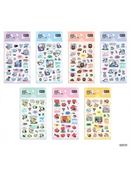 [BT21] BT21 X Monopoly Collaboration - Clear Sticker [Home all day]