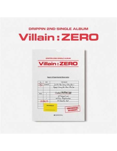 DRIPPIN 2nd Single Album - Villain : ZERO (A ver.) CD + Poster