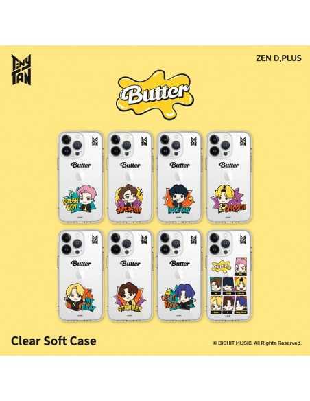BTS x TinyTAN Butter Goods - Clear Soft Case for iPhone