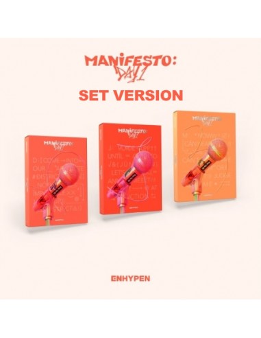 [SET] ENHYPEN Album - MANIFESTO : DAY 1 (SET ver.) 3CD