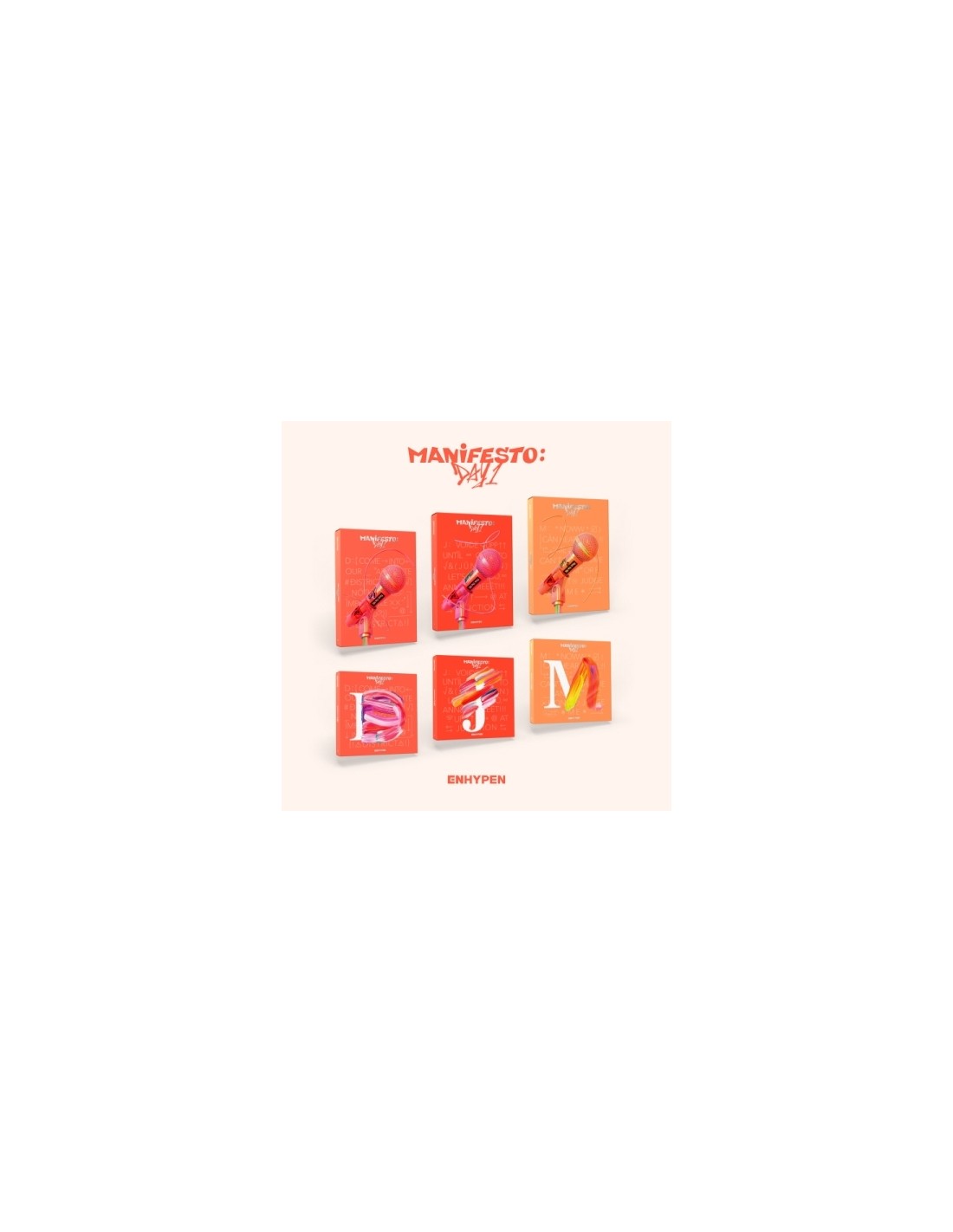 Amazon.com: ENHYPEN Album - MANIFESTO : DAY 1 (ENGENE set +