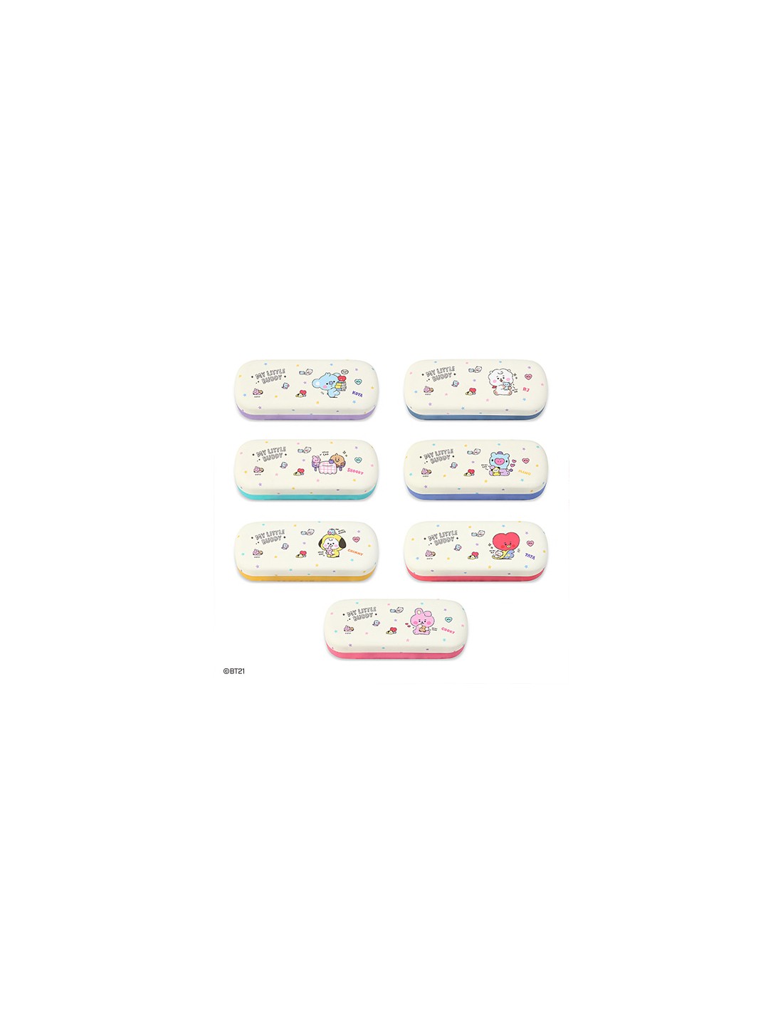 [BT21] BT21 X Monopoly Collaboration - Glasses Case Set [Little Buddy]
