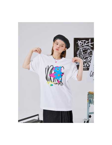 [BT21] BTS Line Friends Collaboration - MANG UTOPIA White T-Shirt