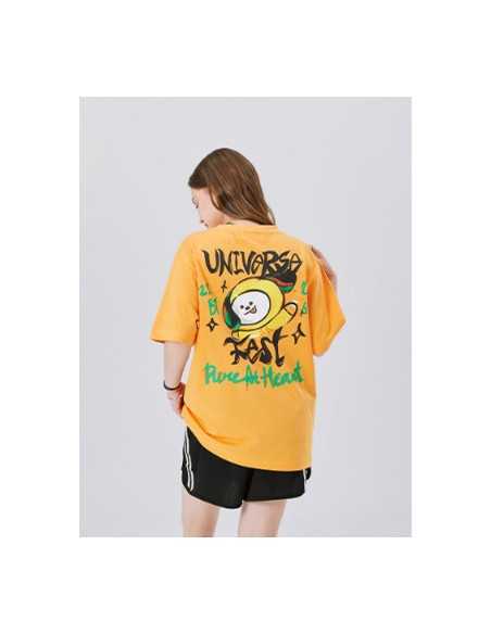 [BT21] BTS Line Friends Collaboration - CHIMMY UTOPIA Orange T-Shirt