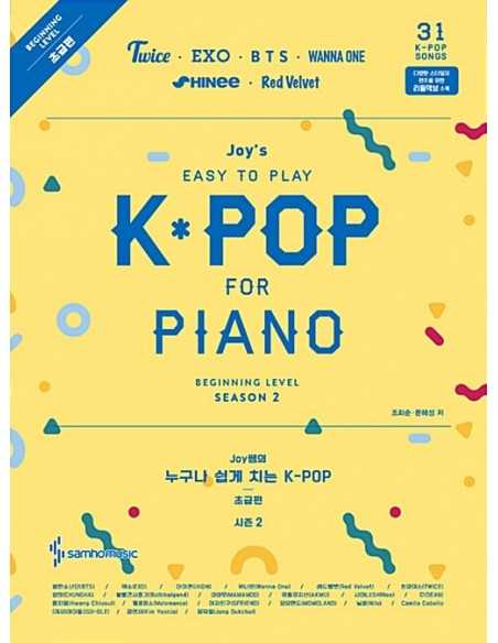 Joy's Easy To Play K-POP For PIANO Season 2 Beginner