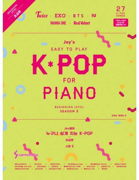 Joy's Easy To Play K-POP For PIANO Season 3 Beginner
