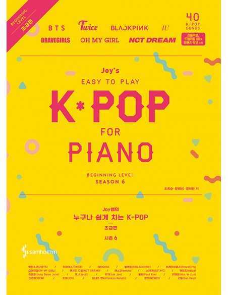 Joy's Easy To Play K-POP For PIANO Season 6 Beginner