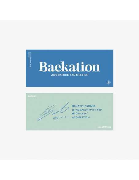 BAEKHO Baekation Goods - Slogan Towel