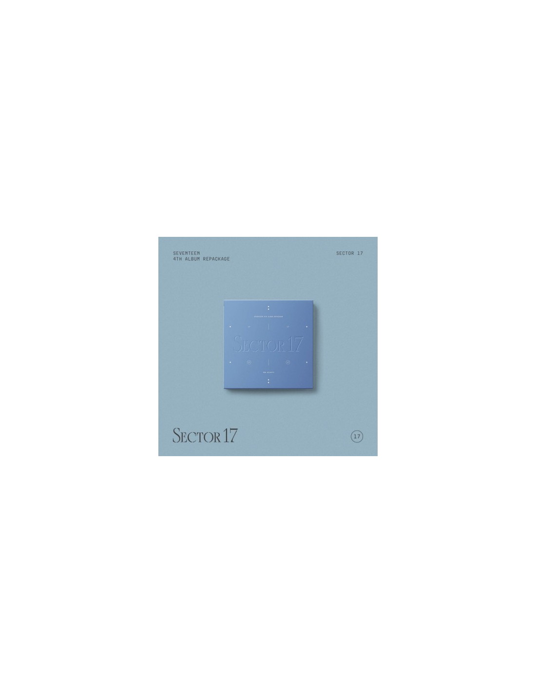 SEVENTEEN 4th Repackage Album - SECTOR 17 (New Heights Ver.) CD + Poster
