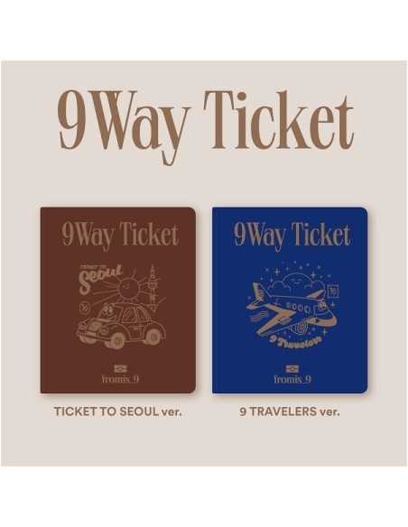 Fromis_9 2nd Single Album - 9 WAY TICKET (Random Ver.) CD