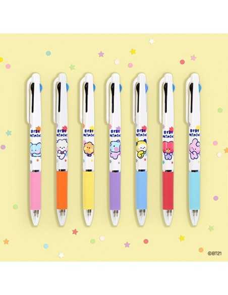 [BT21] BT21 X Monopoly Collaboration - minini 3 Color Ball Pen