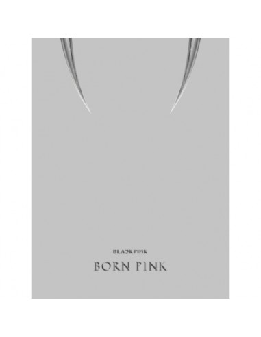 [BOX] BLACKPINK 2nd Album - BORN PINK (GRAY ver.) CD + Poster