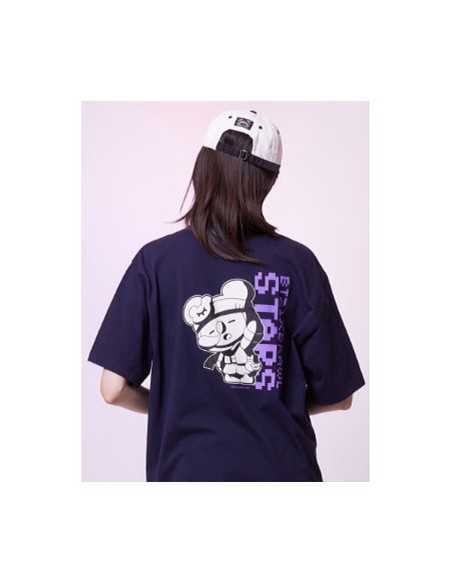 BT21 x Brawl Stars Collaboration Goods - Navy T-Shirt