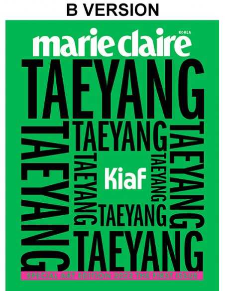 [Magazine] Marie Claire KIAF Edition 2022 Type.B TAEYANG