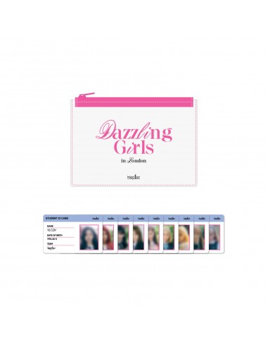 Kep1er Dazzling Girls in London Goods - PVC MINI POUCH & ID CARD SET