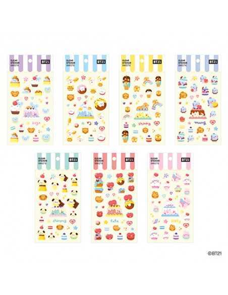 [BT21] BT21 X Monopoly Collaboration - Clear Sticker [Sweetie]