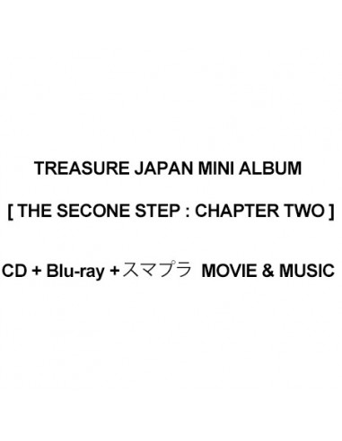 [Japanese Edition] TREASURE JAPAN Mini Album - THE SECOND STEP : CHAPTER TWO (CD + Blu-ray + スマプラ Movie + Music)