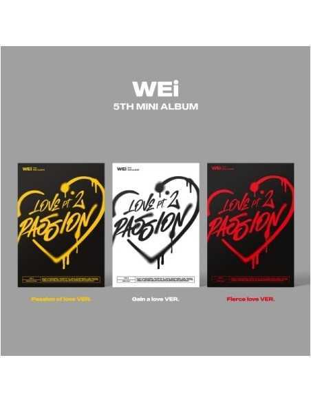 [SET] WEi 5th Mini Album - Love Pt.2 : Passion (SET Ver.) 3CD + 3Poster