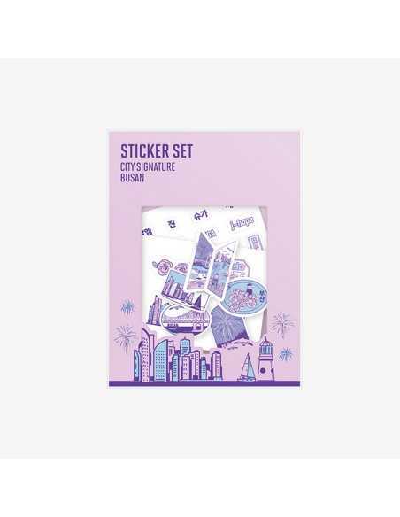 BTS Yet To Come in BUSAN Goods - City Sticker Set Busan