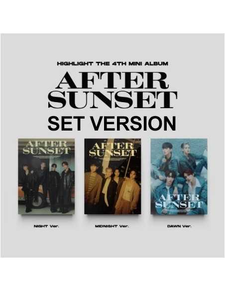 [SET] Highlight 4th Mini Album - AFTER SUNSET (SET Ver.) 3CD + 3Poster