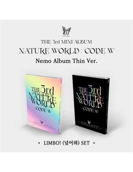 [Smart Album][Nemo Album][SET] NATURE 3rd Mini Album - NATURE WORLD : CODE W (SET Ver.) Nemo Album Thin ver.