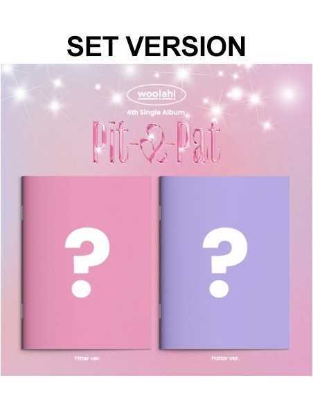 [SET] woo!ah! 4th Single Album - Pit-a-Pat (SET Ver.) 2CD + 2Poster