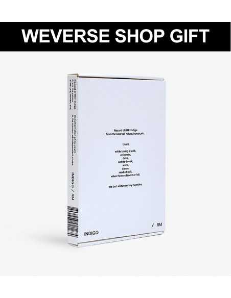 [Weverse Shop Gift] RM Solo Album - Indigo (Book Edition) CD