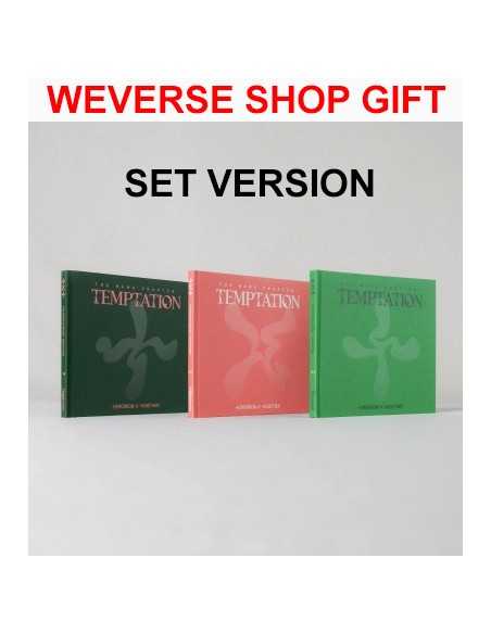 [Weverse Shop Gift][SET] TXT Album - The Name Chapter : TEMPTATION (SET Ver) 3CD