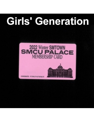 [Smart Album] GIRLS GENERATION - 2022 WINTER SMTOWN : SMCU PALACE (GUEST. GIRLS' GENERATION Membership Card Ver.