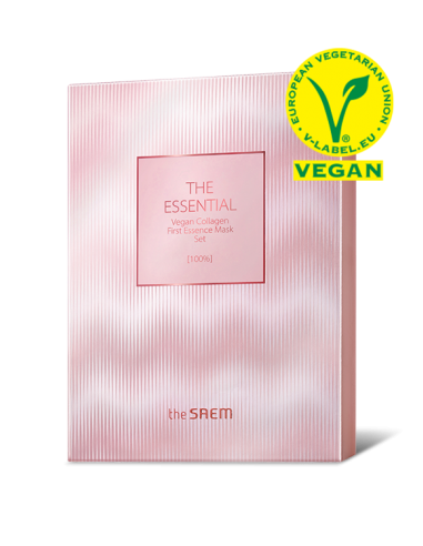 [the SAEM] the Essential Vegan Collagen First Essence Mask Set (5Sheets)