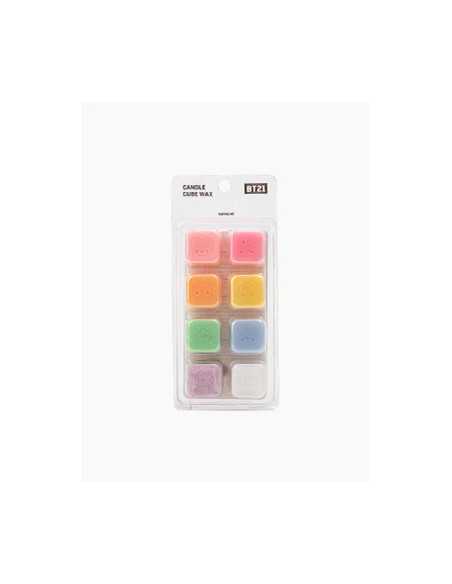 BTS blue&grey キャンドル BT21] BTS Line Friends Collaboration - Baby Candle Cube Wax
