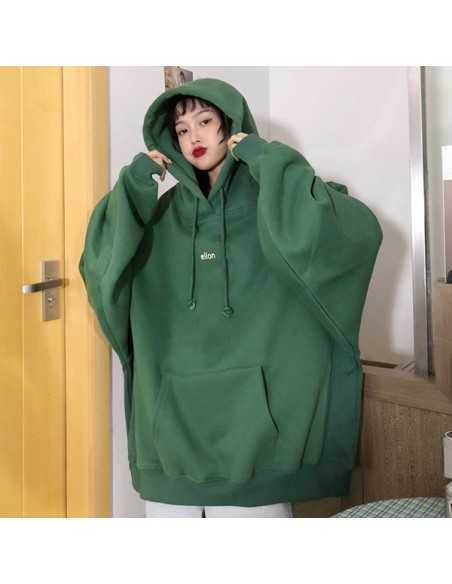 [H125] Ellon Mini Leathering Hoodie