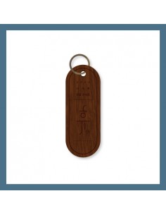 LEE SEOK HOON 2022 Concert Goods - WOODEN HOTEL KEYRING