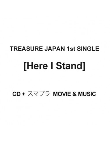 [Japanese Edition] TREASURE JAPAN 1st Single Album - Here I Stand (CD + スマプラ Movie + Music)